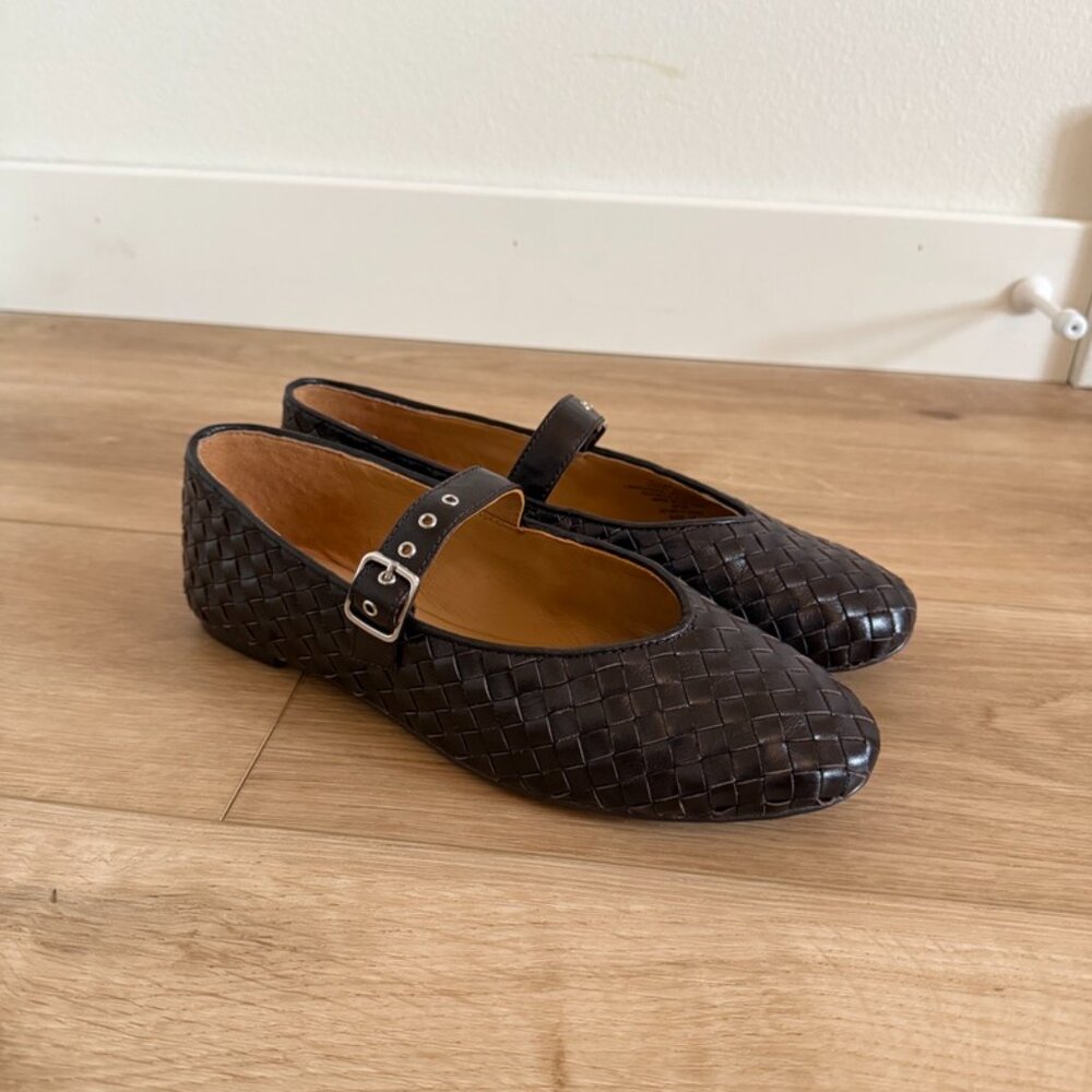 Madewell The Remy Mary Jane Flat – Dark Carob | Size 10